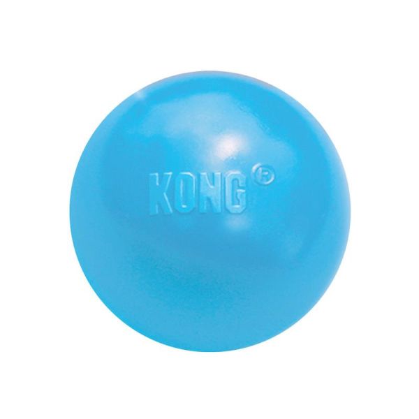 KONG Puppy Ball m/hul, lyseblå