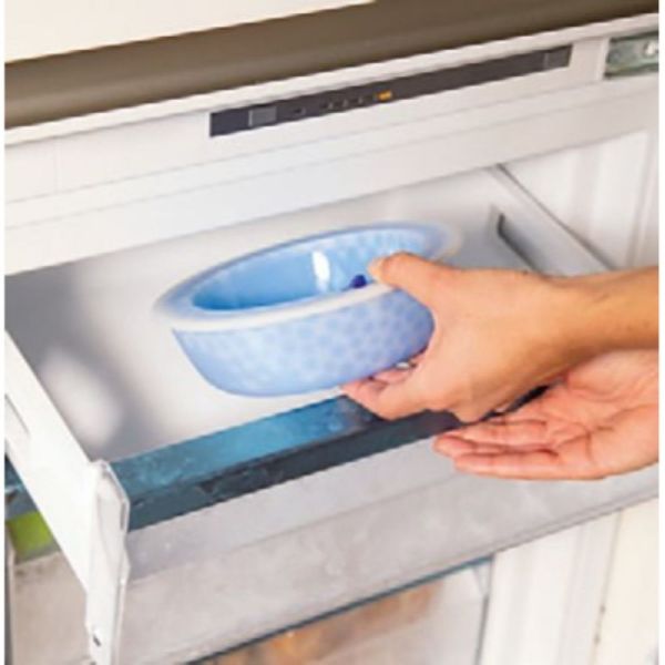 Køleskål med Gelekugler kan komme i fryseren