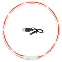 Halsbånd Visio Light LED Rød/Hvid
