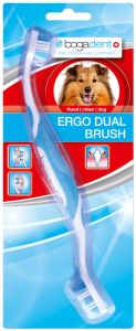 Bogadent Ergo Dual Brush - Hundetandbørste