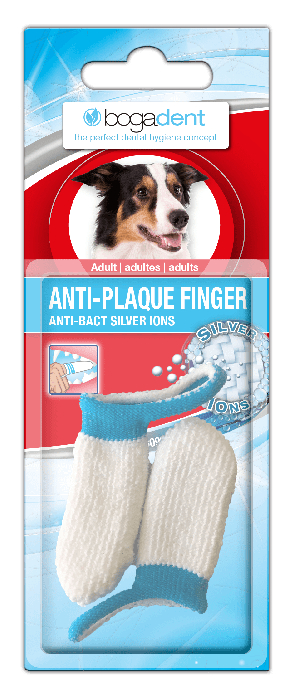 Fingertandbørste Til Hund - Anti-plak - 2 Stk - Bogadent