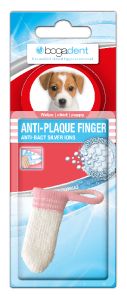 Bogadent Anti-Plaque Finger til hvalpe, fingertandbørste