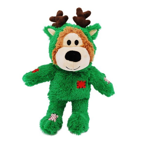 KONG Holiday Wild Knots Bear S/M, jule hundelegetøj