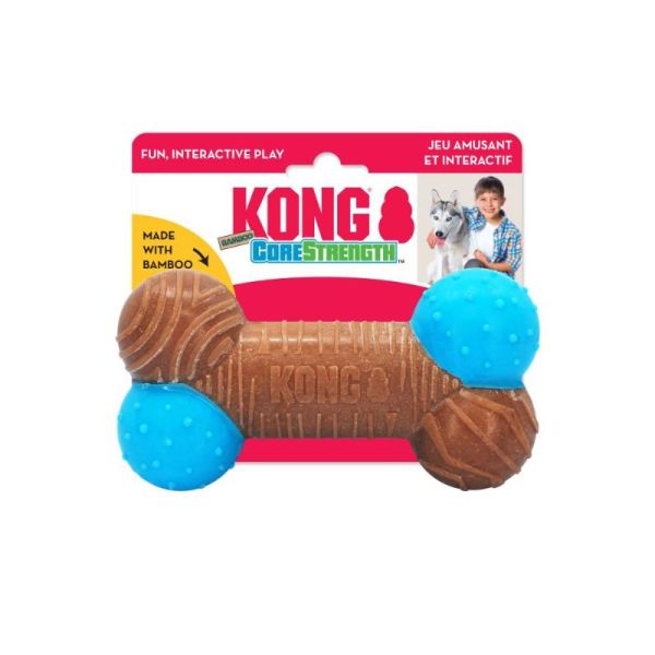 KONG CoreStrength Bamboo Bone hundelegetøj