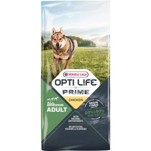 Opti Life Prime Adult Kylling 12,5 kg