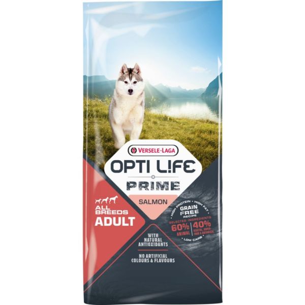 Opti Life Prime Adult Laks 12,5 kg