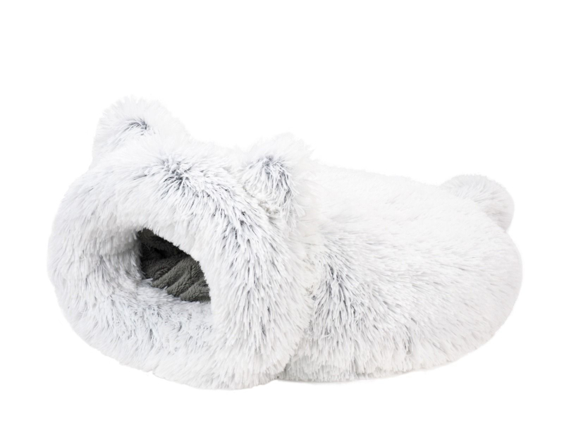 Fluffy Kattehule – Frossen hvid