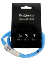 Dogman Blinkende Halsbånd LED Blå