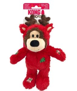 KONG Holiday Wild Knots Bear M/L hundelegetøj