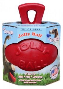Jolly Ball - Horse and Dog, rød