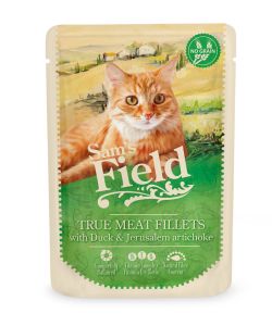 Sams Field Vådfoder til katte - And og artiskok 85g