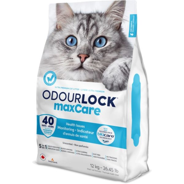 Kattegrus med sundhedsindikator - OdourLock MaxCare 12kg