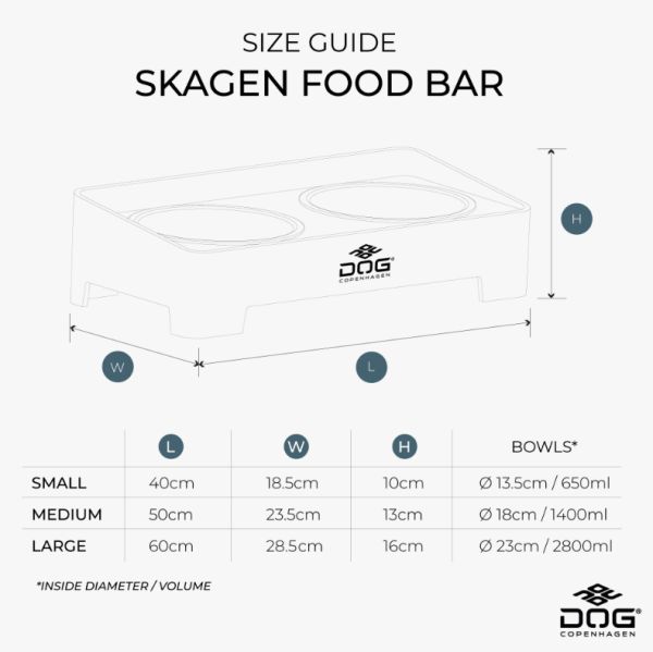 Dog Copenhagen Skagen Food Bar - Walnut