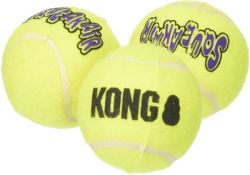 KONG AirDog Squeaker Tennisbolde 3 stk - Small